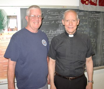 Kevin and Father Harrison